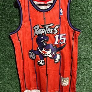 Vince Carter Raptors Jersey | Red & Purple | Vintage Style | Men’s | New